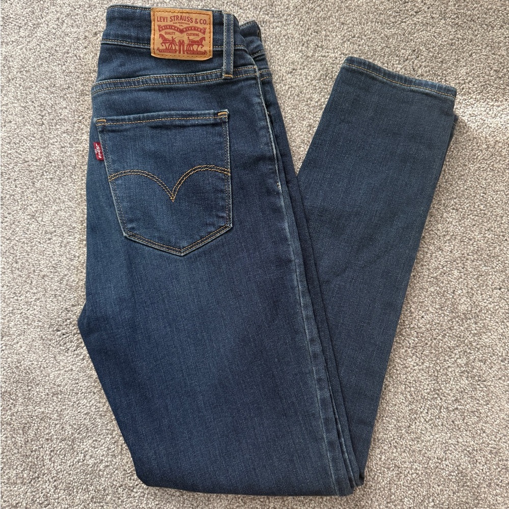 Levi's Blue Skinny Jeans with Classic Denim Style